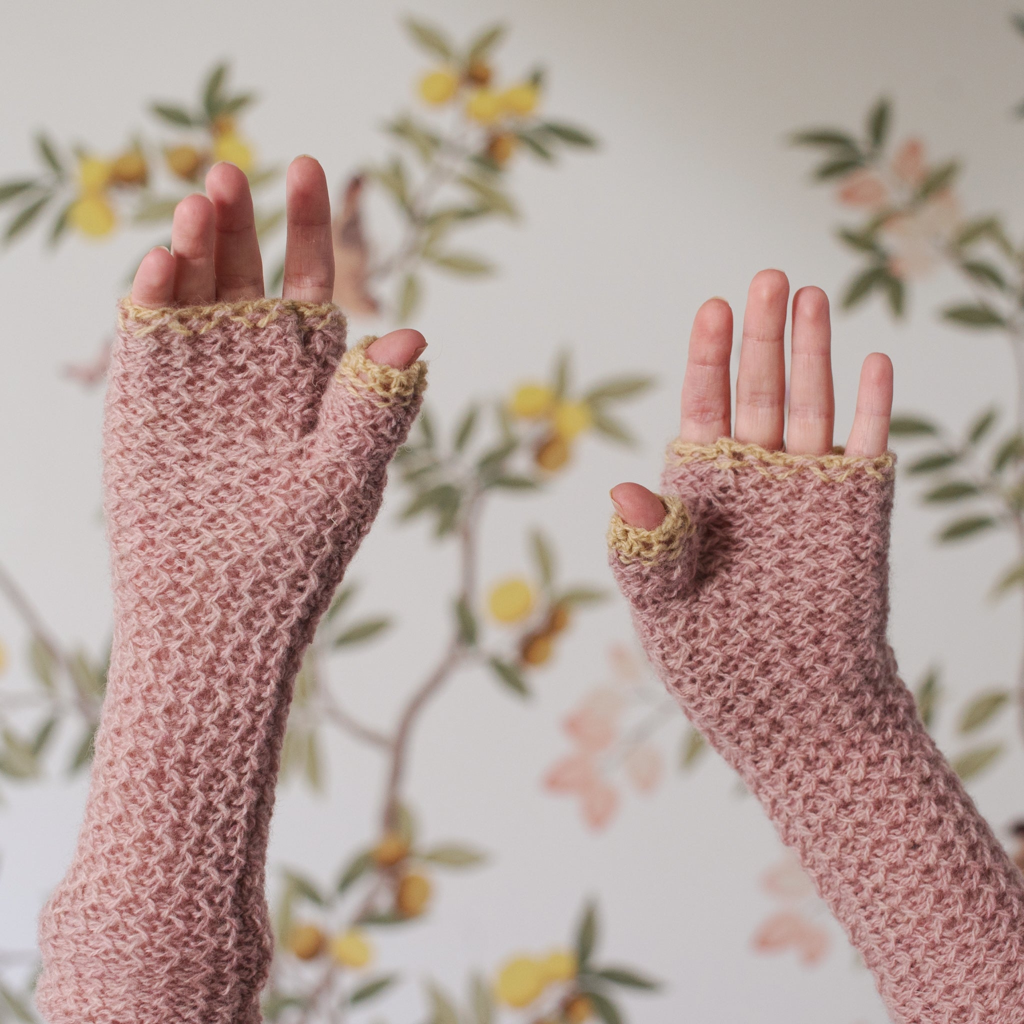 Fingerless Wool Gloves for Winter