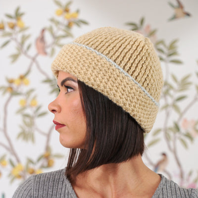 Women's Wool Hat in Honeybee