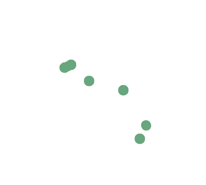 Markers on the Irish map, showing where our Emerald Romney farmers live