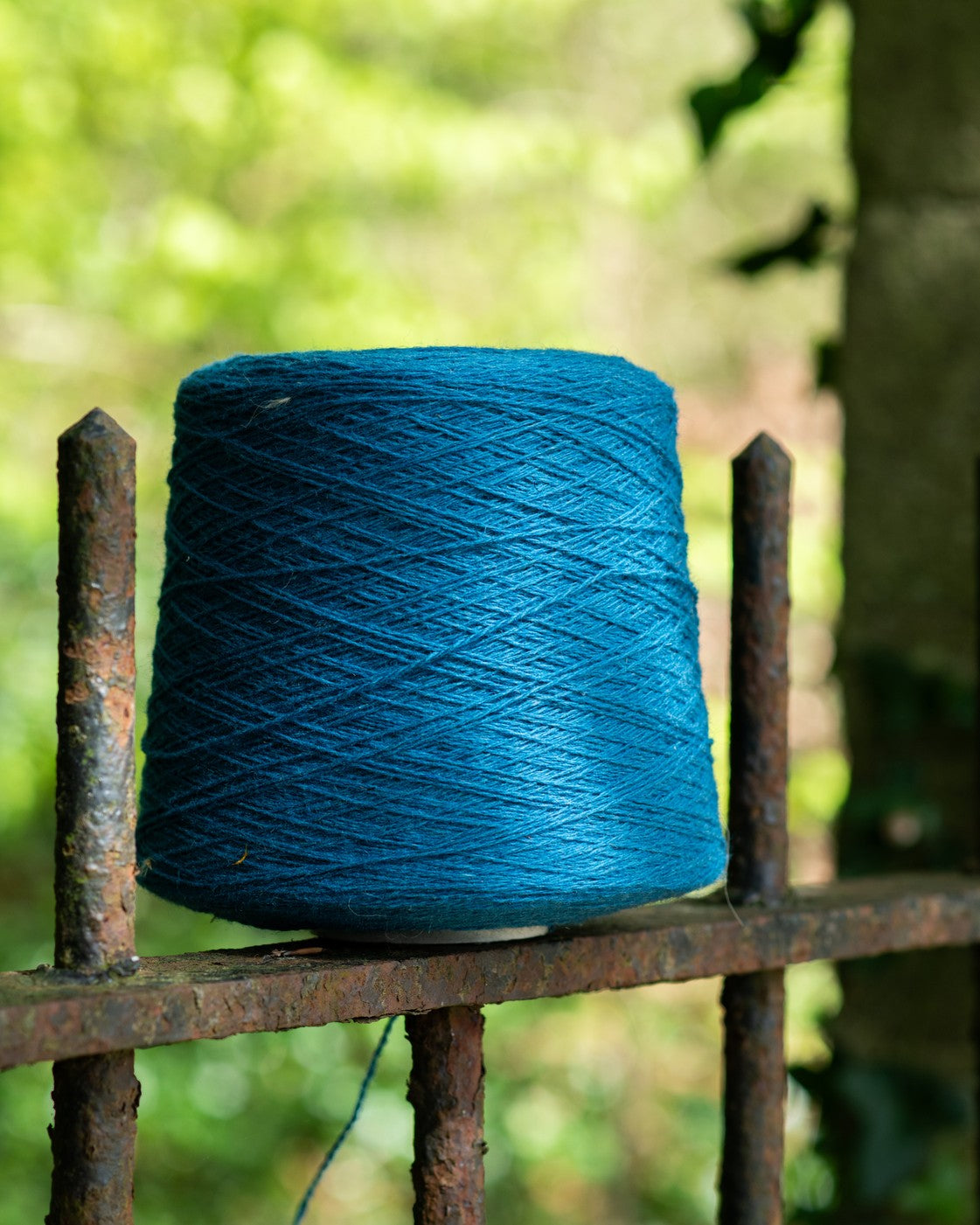 Wool Yarn Cone in Kingfisher