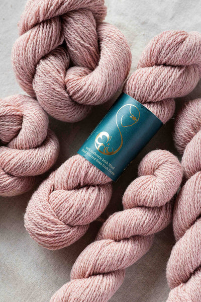 Wool Yarn in Rosebud