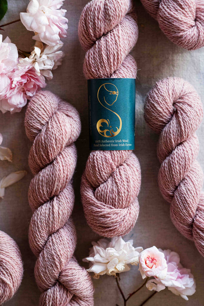 Wool Yarn in Rosebud