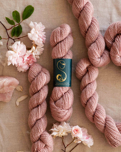 Wool Yarn in Rosebud