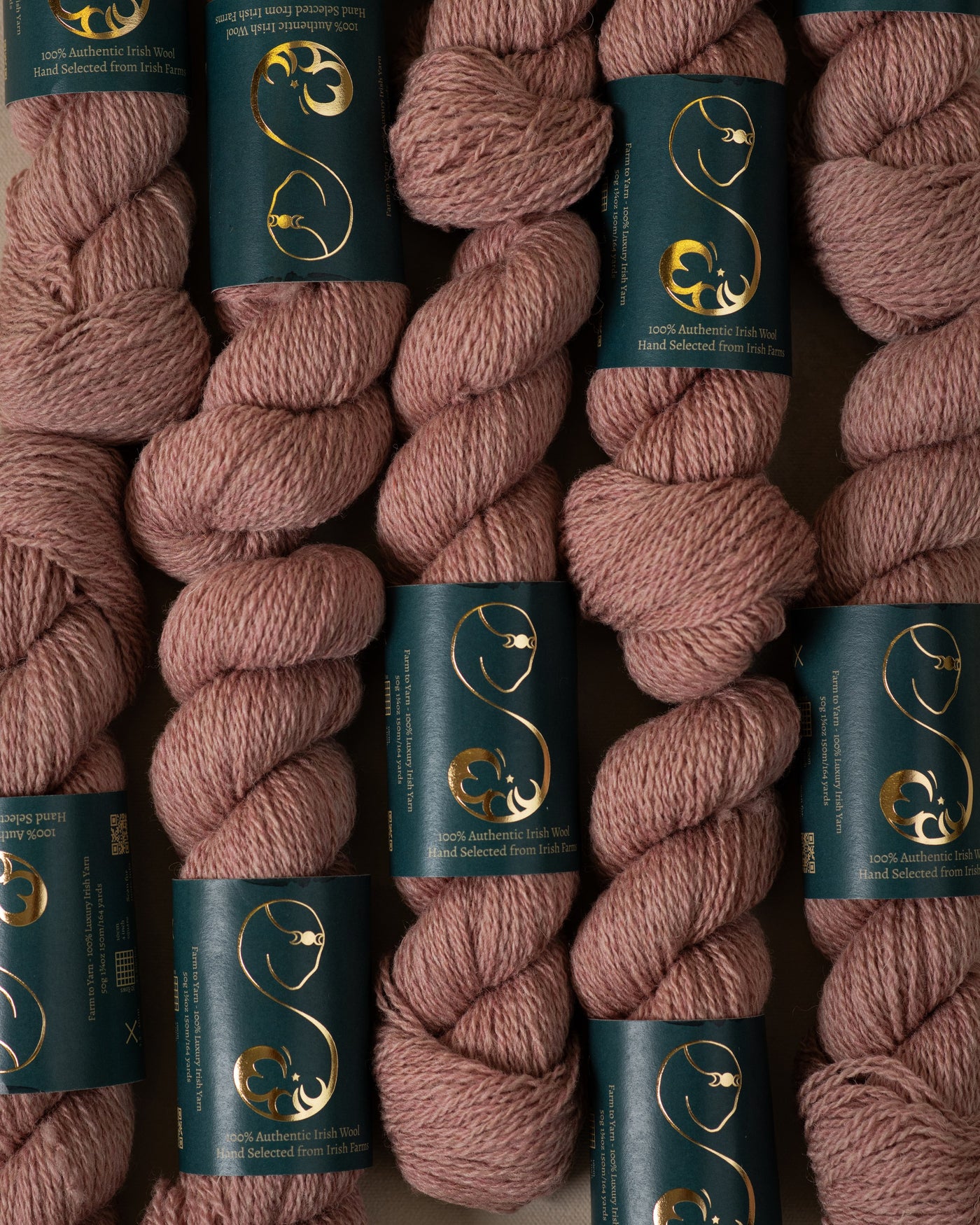 Wool Yarn Cone in Rosebud